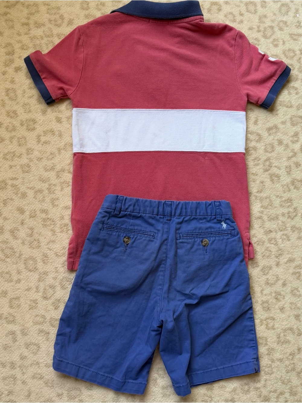 Bundle of boys summer shorts and tops (Mostly Polo by Ralph Lauren, size 7) - Picture 5 of 16